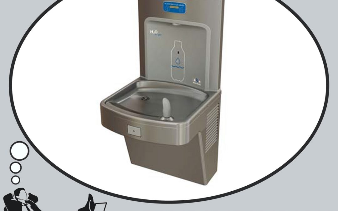 H2O To Go! Barrier-Free, Electric Water Cooler with Bottle Filler